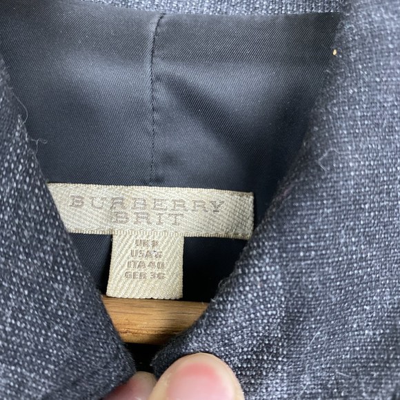 Burberry Brit Wool Plaid Trench Dress - Picture 5 of 8